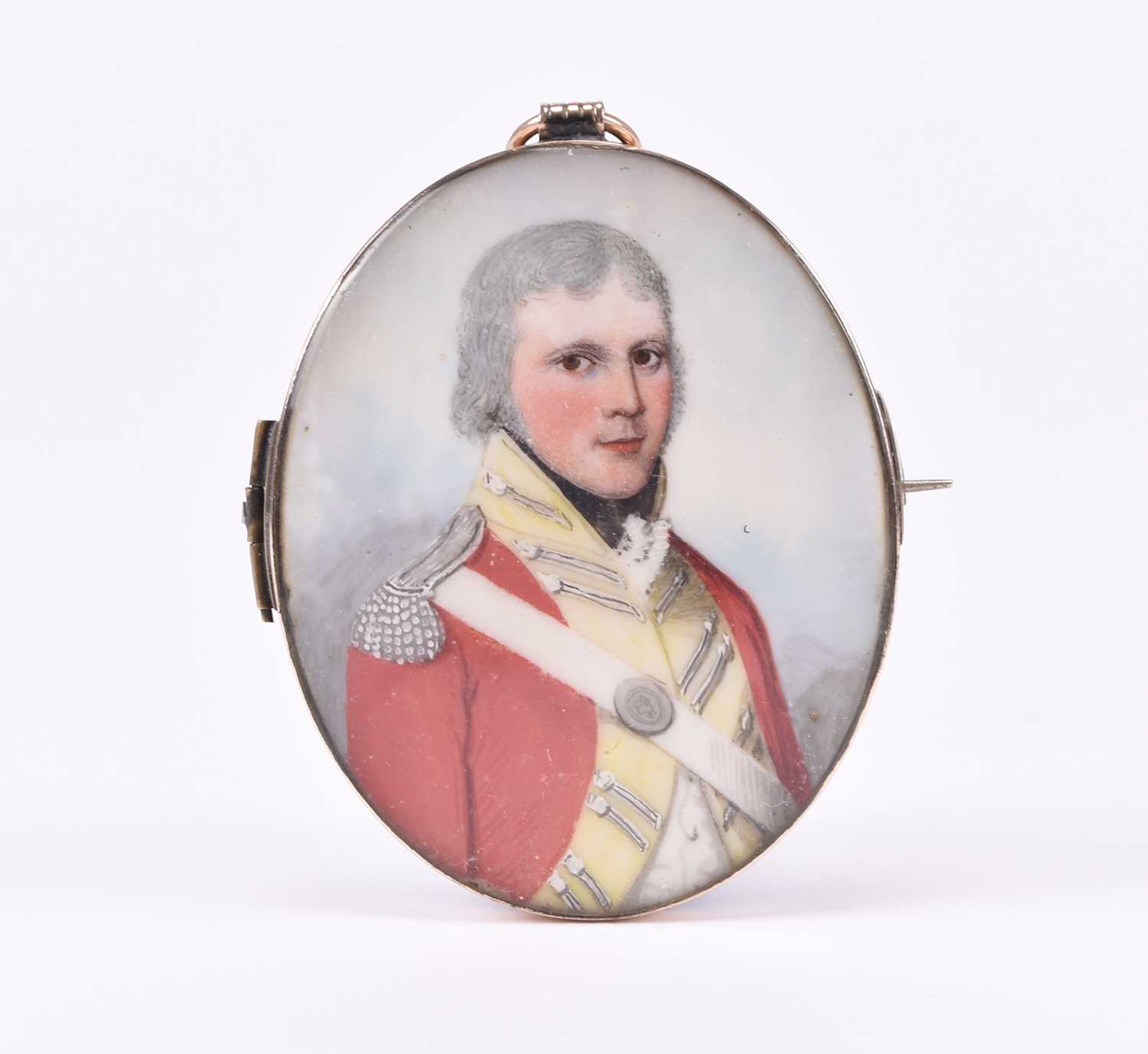 Frederick Buck (1771-1839/40) Portrait Miniature of Lieutenant Thomas North (d.1821) Halls Fine Art Shrewsbury